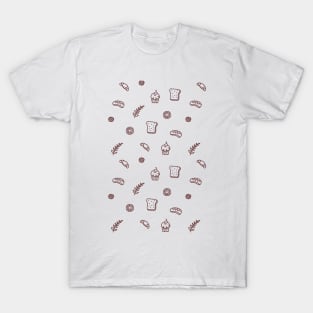 Bread Pattern T-Shirt